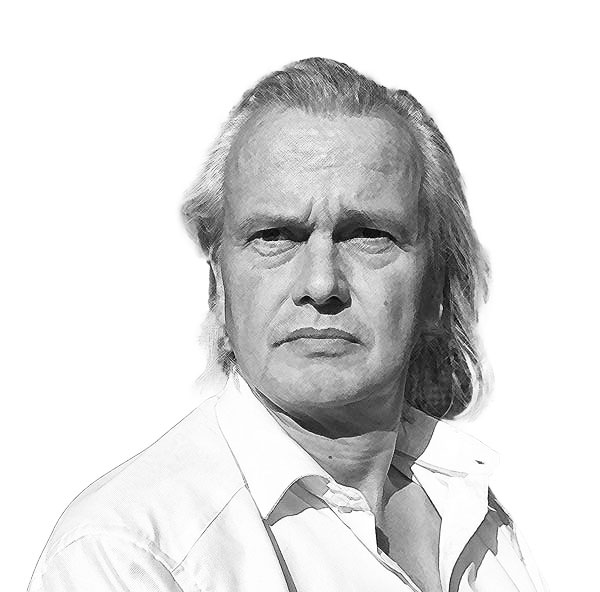 Marc Krautwedel, Schwarzweiß-Portrait